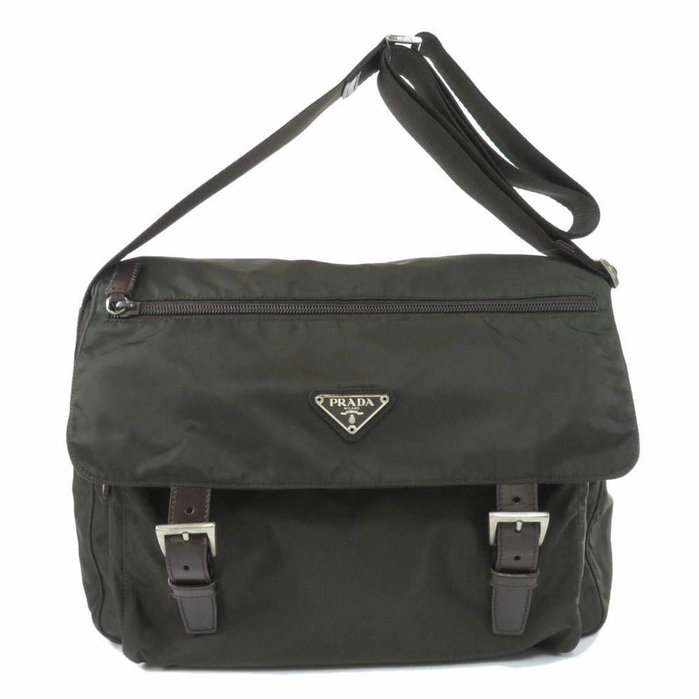 Prada logo plate Black Shoulder Crossbody bag - Picture 11 of 11